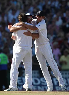 Npower Prints: Andrew Strauss, Graeme Swann & Stuart Broad Andrew Straus