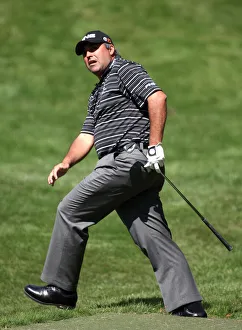 Shot Prints: Angel Cabrera After Hitting 2nd Shot On 7th