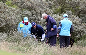 15th Prints: Angel Cabrera In Trouble On 15th