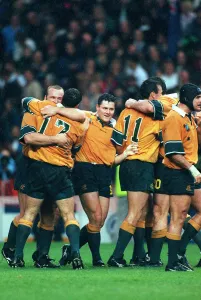 Players Prints: Australia Players Celebrate