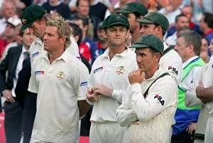 Australian Prints: Australian Team At The Ashes Presentation