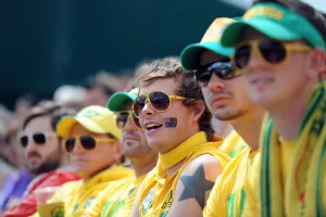 Genral View Prints: Australian Tennis Fans