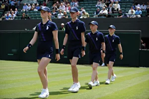 Genral View Prints: Ball Boys & Girls Take To Court