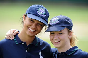 Girls Prints: Ball Girls Chloe Chambers & Erin Lorencin