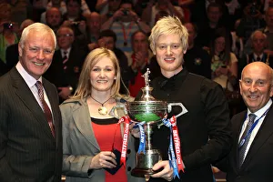 Champion Prints: Barry Hearn, Neil Robertson & Mum Alison