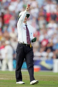 Umpire Prints: Billy Bowden With New Ball