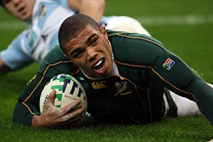 Semi Final Prints: Brian Habana Scores