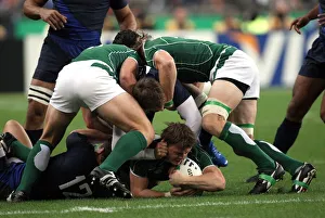Damien Prints: Brian O Driscoll, Damien Traille & Vincent Clerc