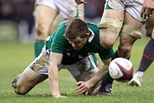 Odriscoll Prints: Brian O Driscoll Head Collides With Paul O Connell