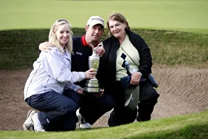 Champion Prints: Caroline, Padraig Harrington & Mum
