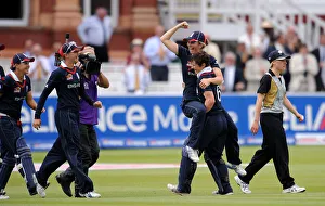 Charlotte Edward and Claire Taylor Celebrate Win