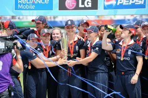 Charlotte Edwards & England Team