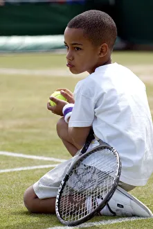 Children Prints: Children Playing Tennis