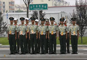 Chinese Prints: Chinese Olympic Guards