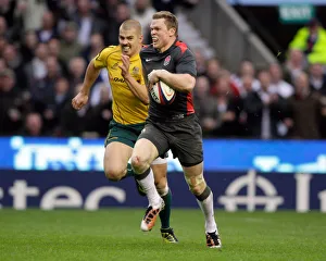 Chris Ashton Sprints Past Drew Mitchell Chris Ashton Sprints Past Drew Mitchell