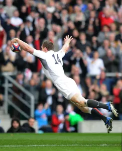 Italy Prints: Chris Ashton Swallow Dive Celebration