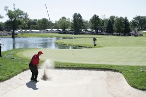 16th Prints: Chris Dimarco On 16th Hole