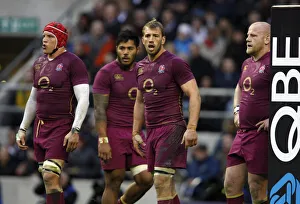 Chris Robshaw & Dejected Team