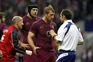 Robshaw Prints: Chris Robshaw & Referee Romain Poite