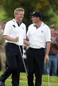 Montgomerie Prints: Colin Montgomerie, P Harrington