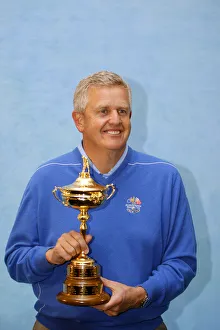 Colin Montgomerie With The Ryder Cup