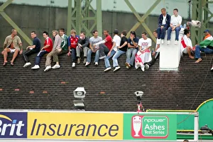 Fans Prints: Cricket Fans On Roof Top