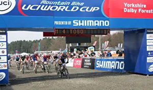 Mountain Prints: Cross-Country Olympic Men Juniors Race Start