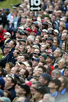 Crowds Line The 16th Fairway