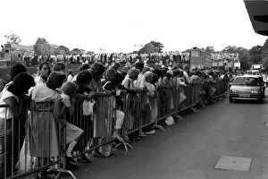 Crowds Prints: Crowds Watch Players Arrive