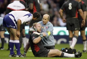 Injury Prints: Dan Cole With His Injured Shoulder