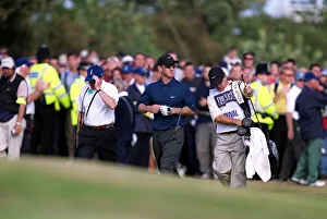 Walks Prints: David Duval Walks Down 18th