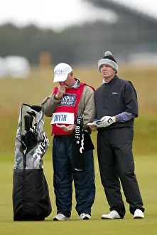 With Caddie Prints: Des Smyth & Caddy