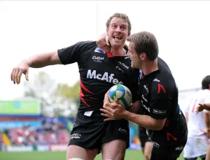 Munster Prints: Donnacha Ryan & Mark Cueto Celebrate Try