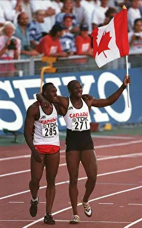 Athletic Prints: Donovan Bailey & Bruny Surin