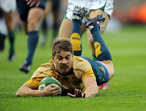 Series Prints: Drew Mitchell Scores Opening Try