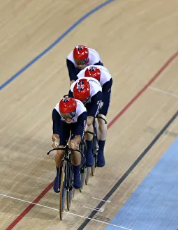 Ed Clancy, Gerraint Thomas, Steven Burke & Peter Kennaug