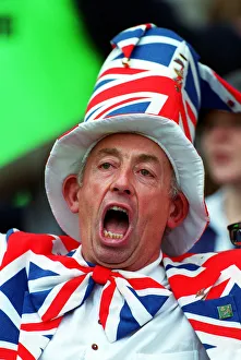 England Fan Sings Anthem