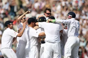 Npower Prints: England Players Celebrate