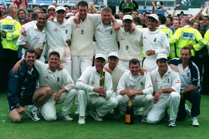 England Team Celebrate Win