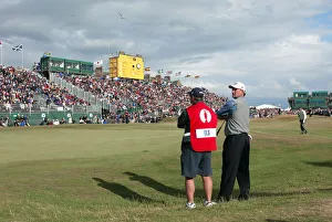 Ernie Els On The 18th Green