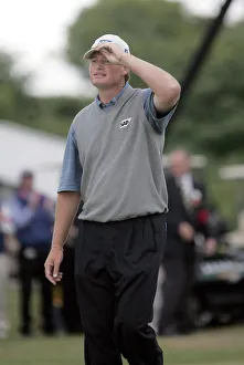 Ernie Els On The 18th Green