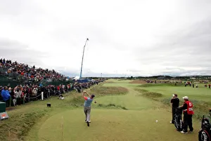 Drives Prints: Ernie Els Drives Off On The 6th