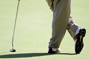 Putter Prints: Ernie Els Feet & Putter