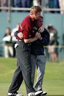 Ernie Prints: Ernie Els With Jos Vanstiphout