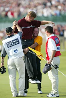 Ernie Prints: Ernie Els & Thomas Levat