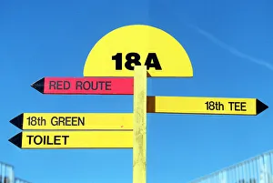 Fairway Sign Post
