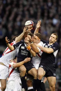 Fight Prints: Fight For Ball At Line Out