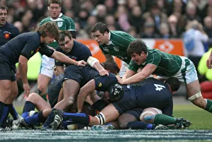 6 Nations Prints: France V Ireland Ruck