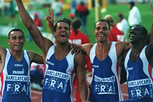 European Prints: French 4x100 Metres Team