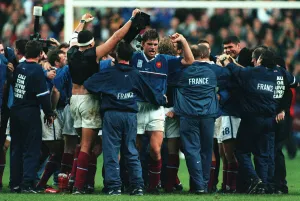 French Prints: French Players Celebrate Win